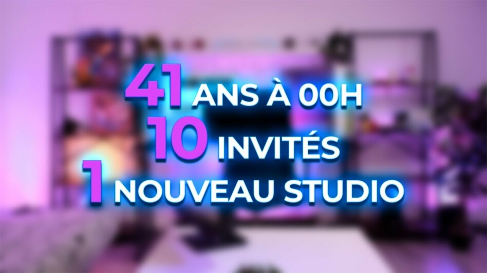 10 Invités – 1 Nouveau studio – anniv’ à 00h – le plus GROS LIVE de ma chaîne !