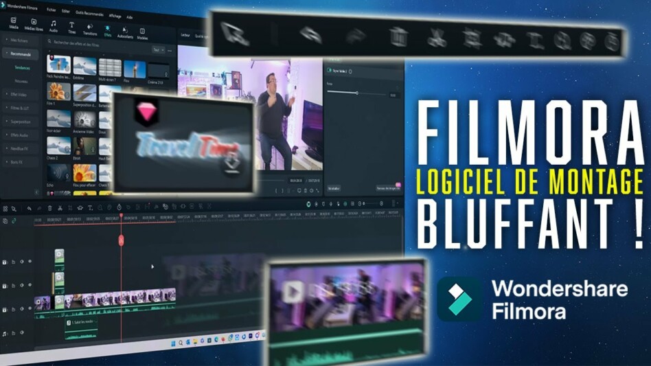 J’ai téléchargé FILMORA avec de l’ia et c’est vraiment…