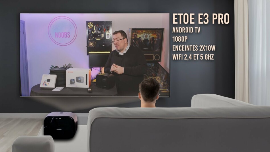 Le meilleur vidéo projecteur pas cher de 2023 ? 👉 Etoe E3 Pro